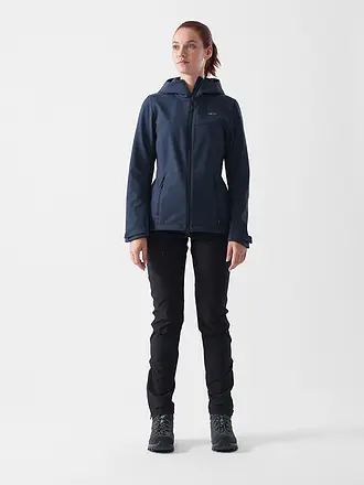 MERU | Giacca softshell da donna Toulouse con cappuccio | dunkelblau